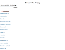 Tablet Screenshot of callbuster.net
